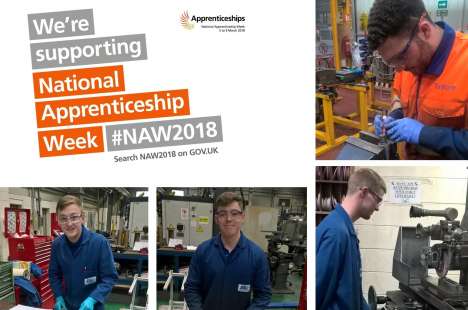 We are supporting National Apprenticeship Week #NAW18